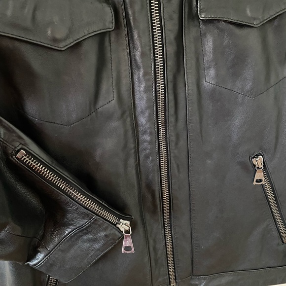 John Varvatos Leather Jacket